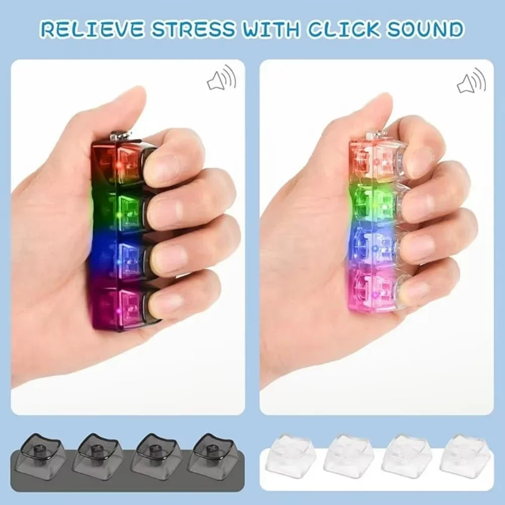 Keycap Keychain Fidget Toy